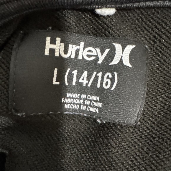 Hurley Polyester Boys L 14-16 Hooded Long Sleeve Shirt - Picture 11 of 15